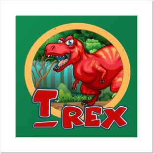 T-Rex Posters and Art